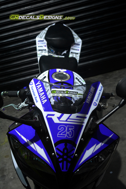 Yamaha r15 Race kit blue1