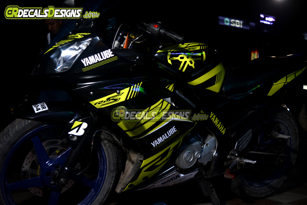 YAMAHA R15 V1/Vs Custom Decals Wrap Stickers Factory Race Edition Kit