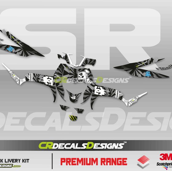 APRILIA SR 125/150 Custom Decals Wrap Stickers RACE STYLE Kit – CR ...