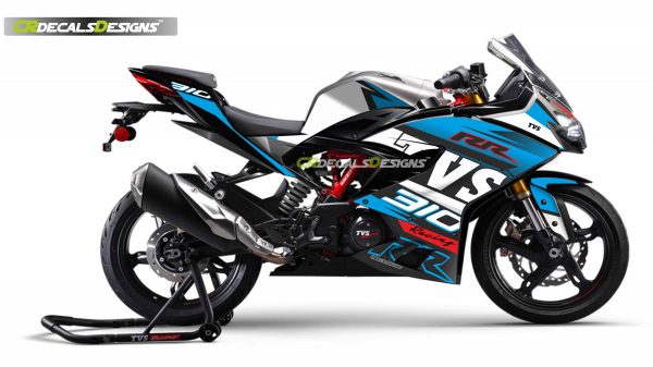 Tvs rr310 Racing Kit promo BLUE