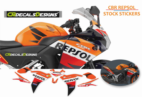 Honda CBR Repsol Stock Sticker