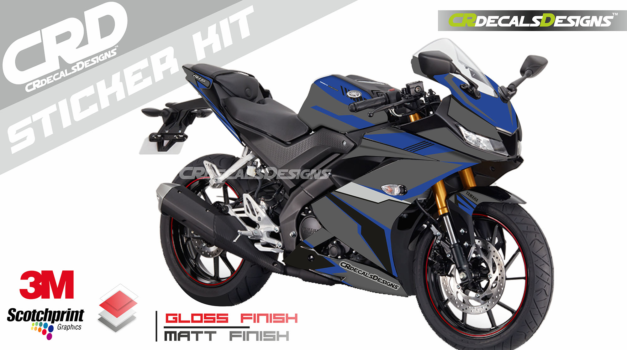 Hashin R15 V3 R15 V3 Kit R15V3034 – CR Decals Designs