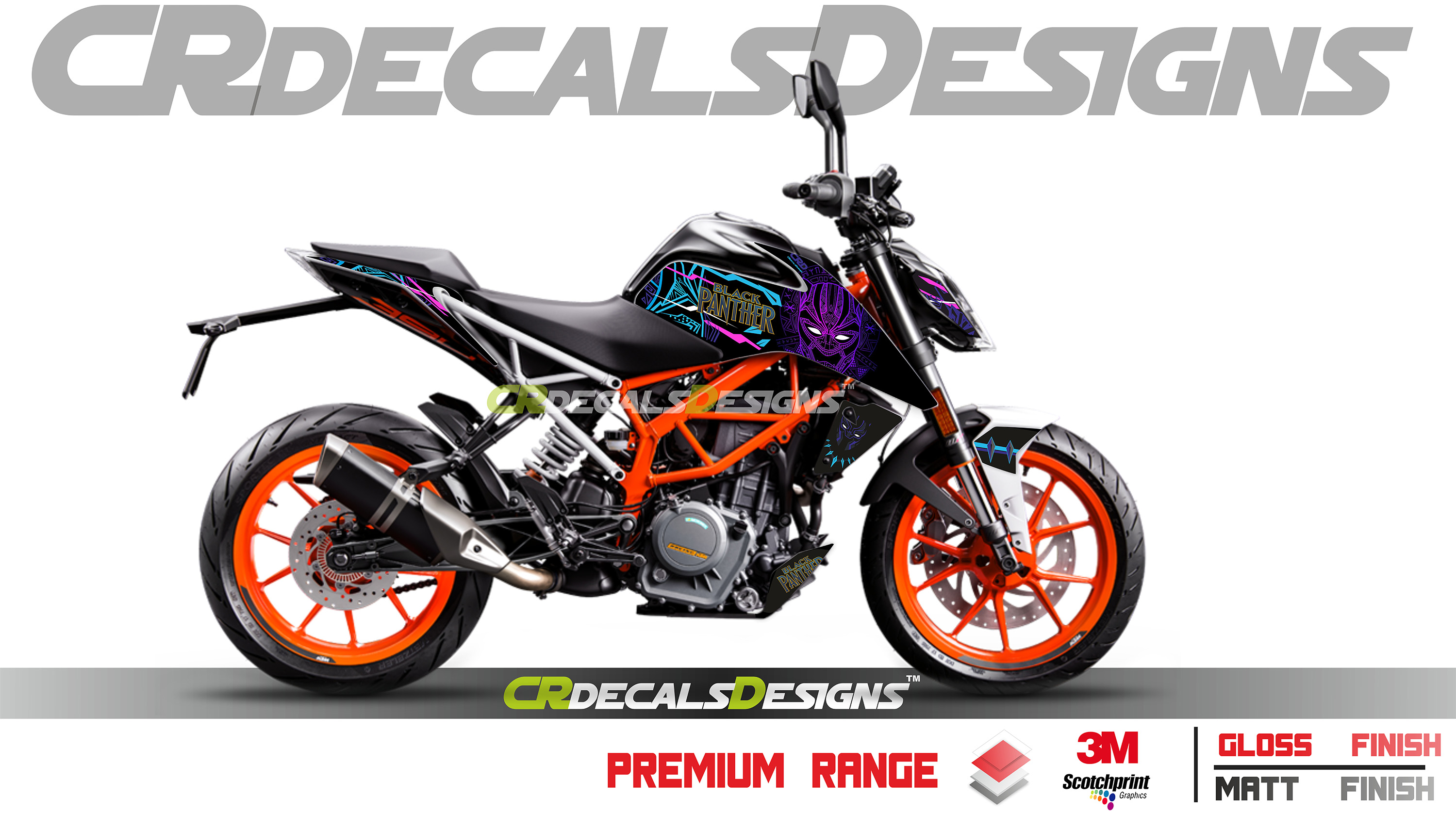 DUKE 125 200 250 390 GEN2 Kit SPL EDITION DUKEGEN2002 – CR Decals Designs